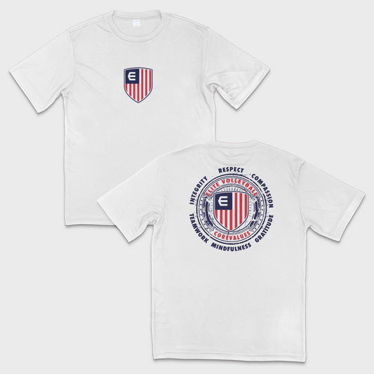 Elite Sports Performance Core Values Shirt White