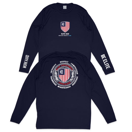 Elite Sports Sports Performance Long Sleeve Elite Dad Navy